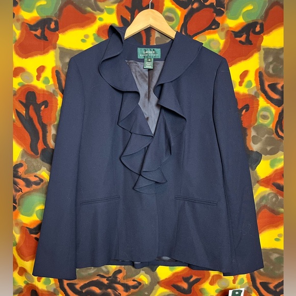 Lauren Ralph Lauren Jackets & Blazers - NWT Lauren Ralph Lauren Blazer Jacket Navy Blue